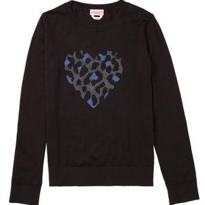 Kate Spade Leopard Heart Sweater